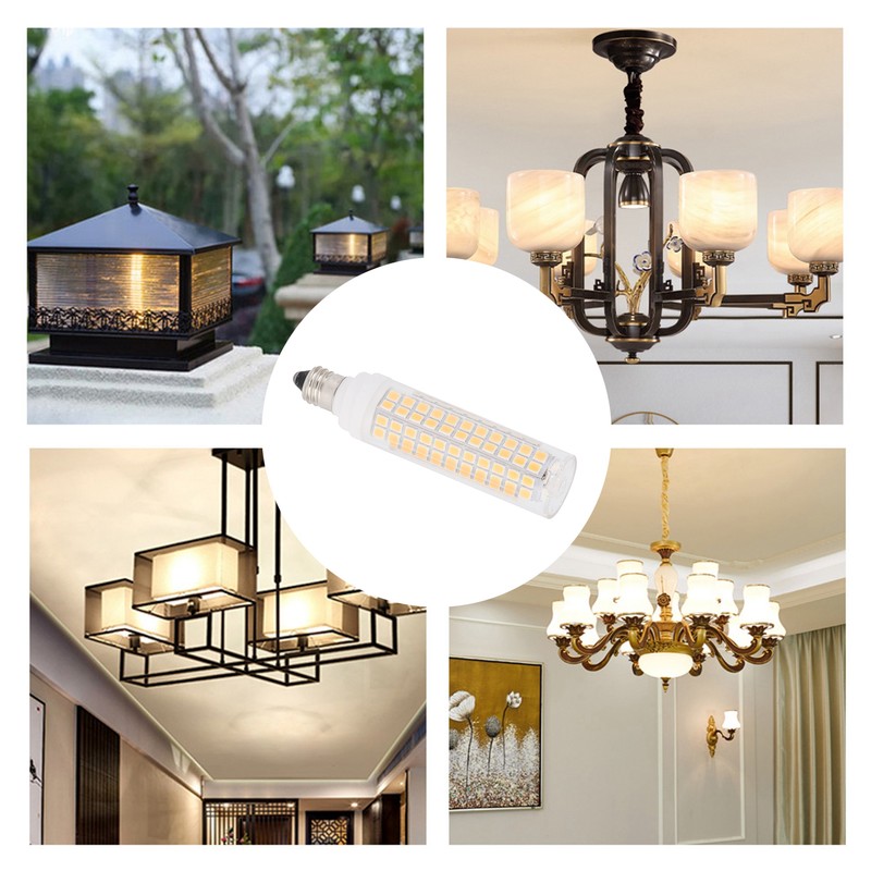 E11 LED Bulb 1200LM 136LED Dimmable Replacement Bulb for Chandelier