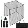 Soulchen 10 Feet Golf Batting Cage Netting Golf Practice Hitting