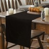 Modern Decorative Table Runners - Waterproof, Outdoor, Black (40*240 cm)