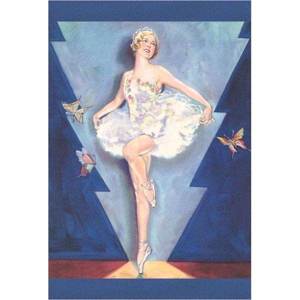 Smiling Ballerina - Vintage Image