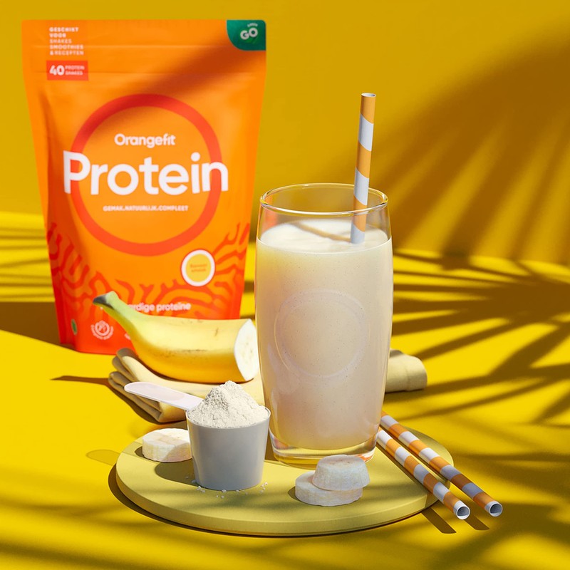 Orangefit Vegan Protein Banana - 750 g - High-Quality Protein