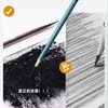 12pcs Charcoal Pencils Set Synthetic Wood Sketching Drawing Pencils for