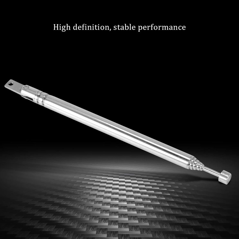 Aswalling Replacement 39cm 6 Sections Telescopic Antenna Aerial for Radio