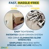 Zipbolt 13.810 Slipfix Railbolt — Staircase Handrail Post to Post