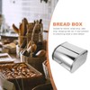 Alipis Bread Box Kitchen Storage Container Large Capacity Roll Top
