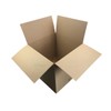 5 Folding Boxes 500 x 500 x 300 mm Corrugated