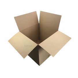 5 Folding Boxes 500 x 500 x 300 mm Corrugated Cardboard Box for DHL Hermes DPD GLS UPS dimapax