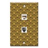 Art Plates - Decorative Printed 2 Port Data Wall Plate