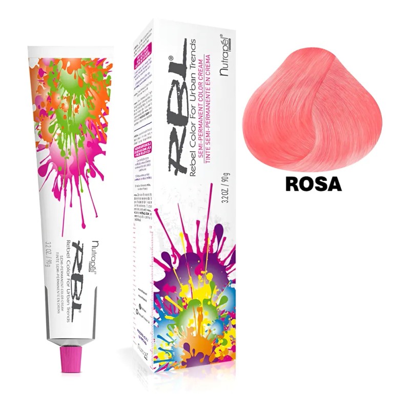 Tinte Semi-permanente Color Rosa Rbl Nutrapel 90 G Rosa
