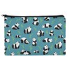 Panda and Bamboo Pattern Makeup Cosmetic Bag Organizer Pouch