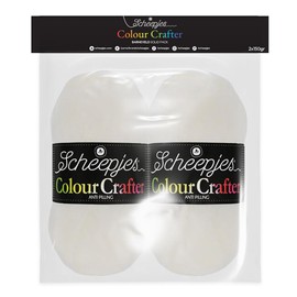 Scheepjes Colour Crafter Solid Pack 2 x 150g - Barneveld - White