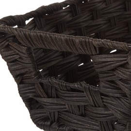 Whitmor Split Rattique - Bolsa pequeña para Estante, Driftwood, 1