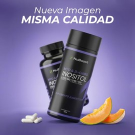 Nuboost Inositol 240 Cápsulas Myo Chiro Mezcla Hecho Usa