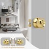 Gaurqiah Keyless Privacy Door Knob, Ball Design Doorknob for Interior,