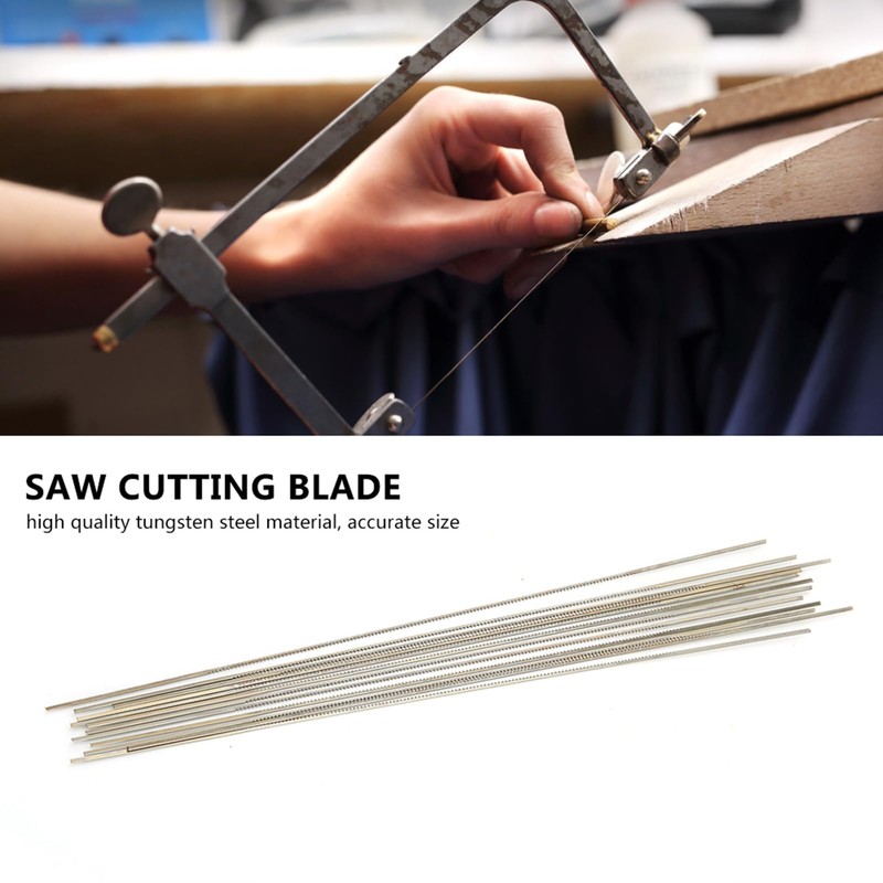 KooingTech Scroll Saw Blades, 12PCS Coping Saw Blades Saws Cutting