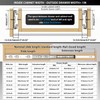 VAGUDE Push to Open Drawer Slides 1 Pair Full Extension