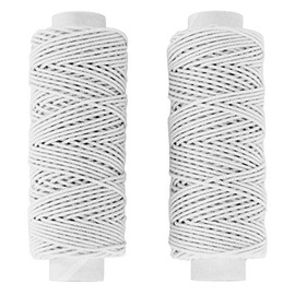 sanamika Rubber katan糸 20 m Roll x 2 Pcs White san176