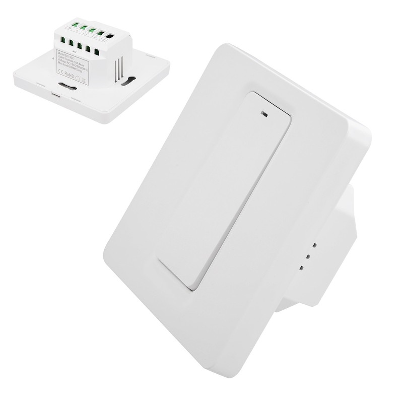 Wall Push Button Smart Light Switch Zero Fire 1 Gang