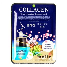 Marie Ultra Hydrating Mask (Collagen) 25g x 10 sheets / 마리에울트라하이드레이팅마스크(콜라겐)25gx10매