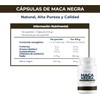 Maca Negra 500mg - 100 Cápsulas Por Frasco