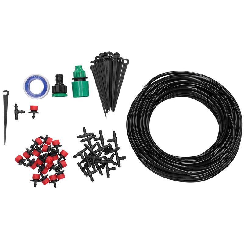 DIY Automatic Drip Irrigation Kit 20m Adjustable Nozzle Irrigation System