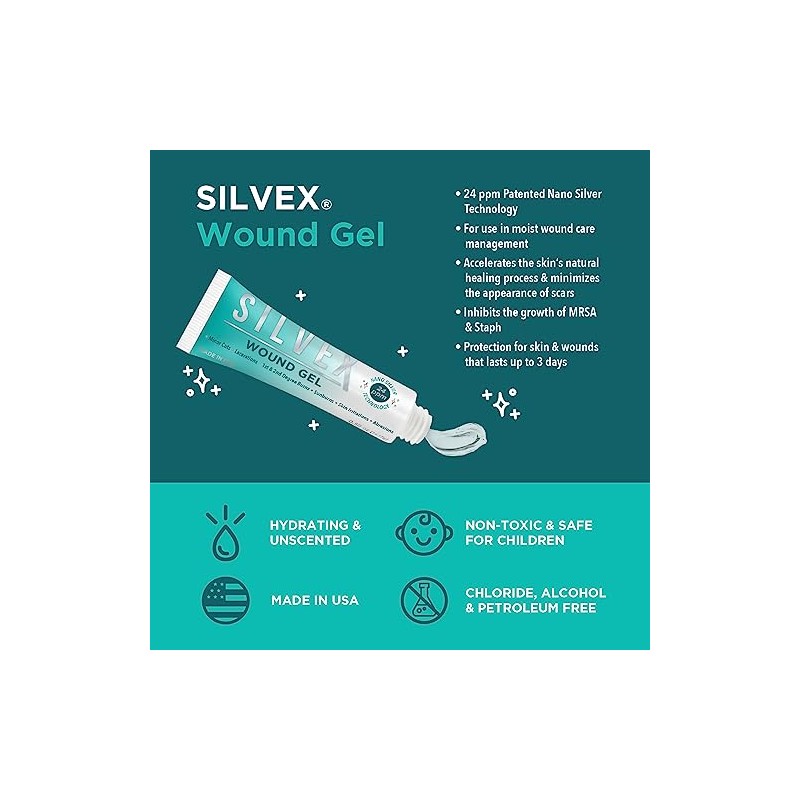 Smart Get Prepared Silvex Wound Gel Ounce