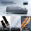 Minivan Car Cover for Chrysler Pacifica 100% Waterproof All Weather,