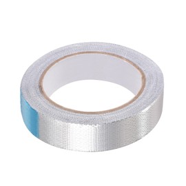 Rebower Aluminum Foil Tape Adhesive Metal Tape, [for Sealing Patching Hot Cold HVAC, Duct, Pipe Insulation] - 1"/66ft/5.9 Mil/Silver