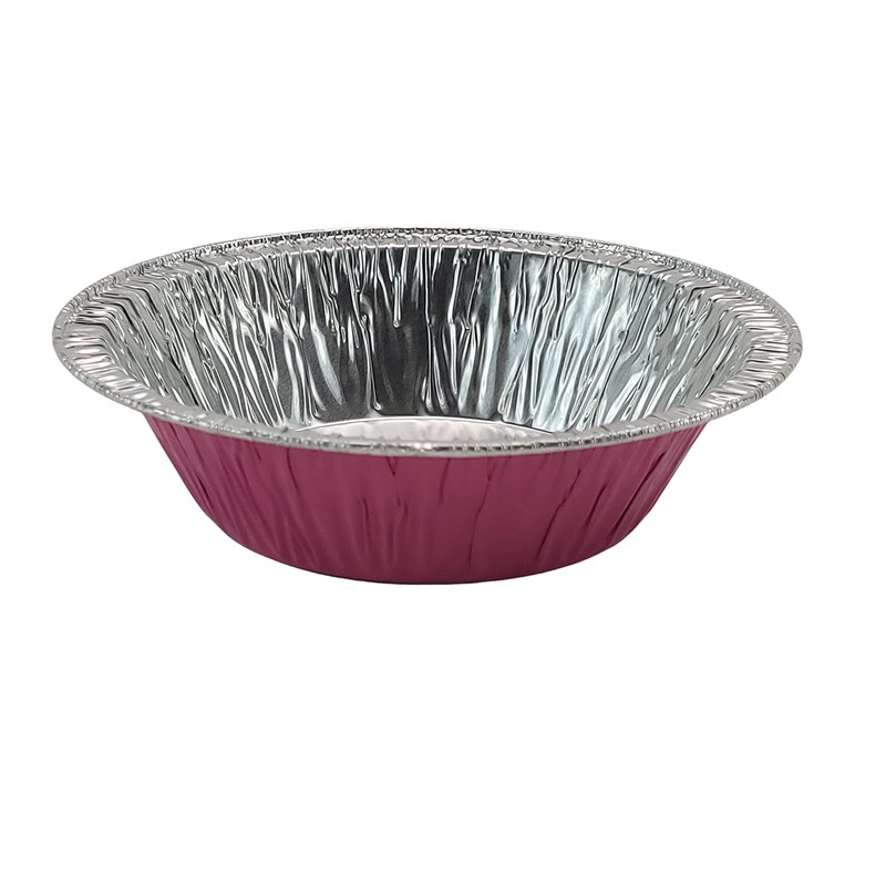 KitchenDance.com Sartén desechable de aluminio de colores de 5 pulgadas