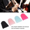 4Pcs Saxophone Mouthpiece Cap Clarinet Protective Silicone Cover Sax Accessories