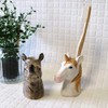 Global Arrow Animal Tooth Brush Holder Unicorn Size: Approx. 0.5