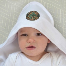 Azeeda 'I Eat Plants That Fight Back' Baby Hooded Towel (HT00035147)