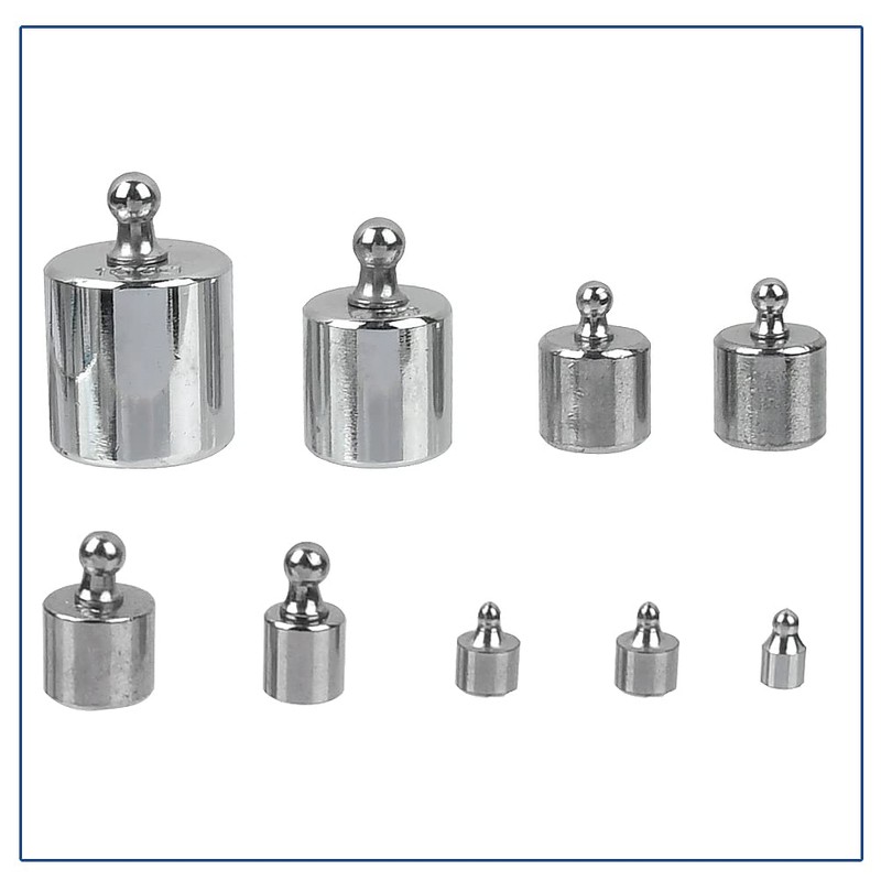 Calibration Weights Set, 17 Pieces, 10 mg-100 g, Calibration Weights