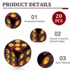 JIEYAO 20 Piece Dice Set, Polyhedral Dice D6 Dice Set
