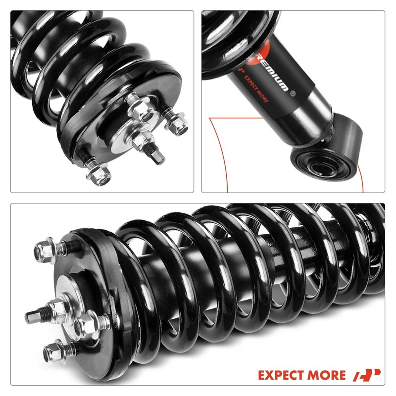 A-Premium Set (4) Front and Rear Complete Shock Absorber Strut