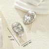 Silver Mask Face Tassel Earrings Statement Dangle Earrings for Women