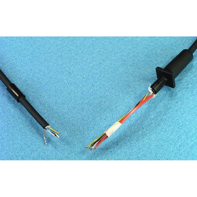 Replacement MIC CORD - 6 wire - 10 Ft Coiled