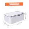 KONTONTY Wet Dry Tissue Box Holder Safe Non-Slip Material Perfect