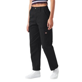 Dickies Women's Cropped Cargo Pant, Black, 26