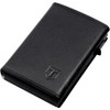 TENBST Men's Slim Wallet with Coin Compartment 19, black, Classic