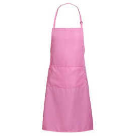 Zihuatailer Pink Aprons for Women with Pockets | Lightweight and Adjustable Kitchen Apron for Cooking, Baking