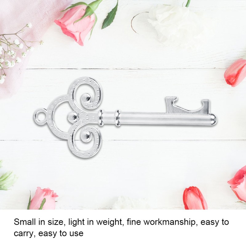 50Pcs Vintage Zinc Alloy Key Shape Bottle Opener Opening Tools