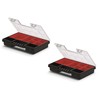 MIVOS Double-sided Portable Tool Box, 287 x 186 x 100