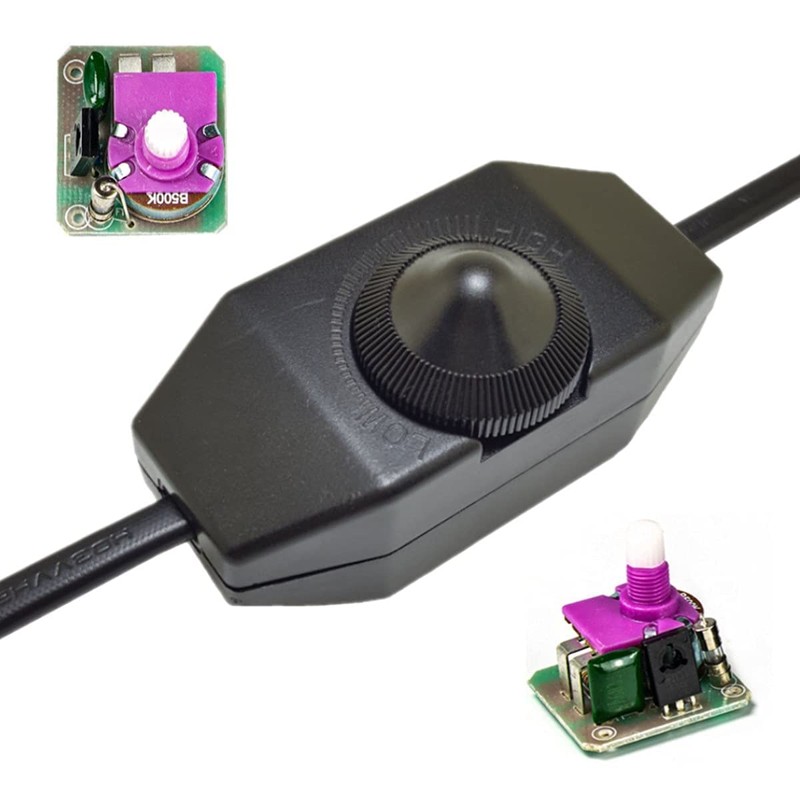 Inline Dimmer Switch Manual Knob Dimmer Switch Rotary Trailing Egde