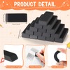 wearage 72 Count Black Pencil Erasers Rectangular Rubber Eraser Bulk