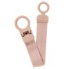 Bibs Dummy Clip Loop, Blush