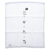 Imabari Towel, Handkerchief, Gauze, Hot Towel, Nyanko, Blue, 13.0 x