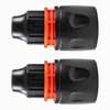 10mm Curly/Spiral Hose Replacement connectors (Pack of 2) Universal Click