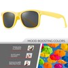 Retro Rewind Classic Polarized Sunglasses,Yellow | Smoke Polarized
