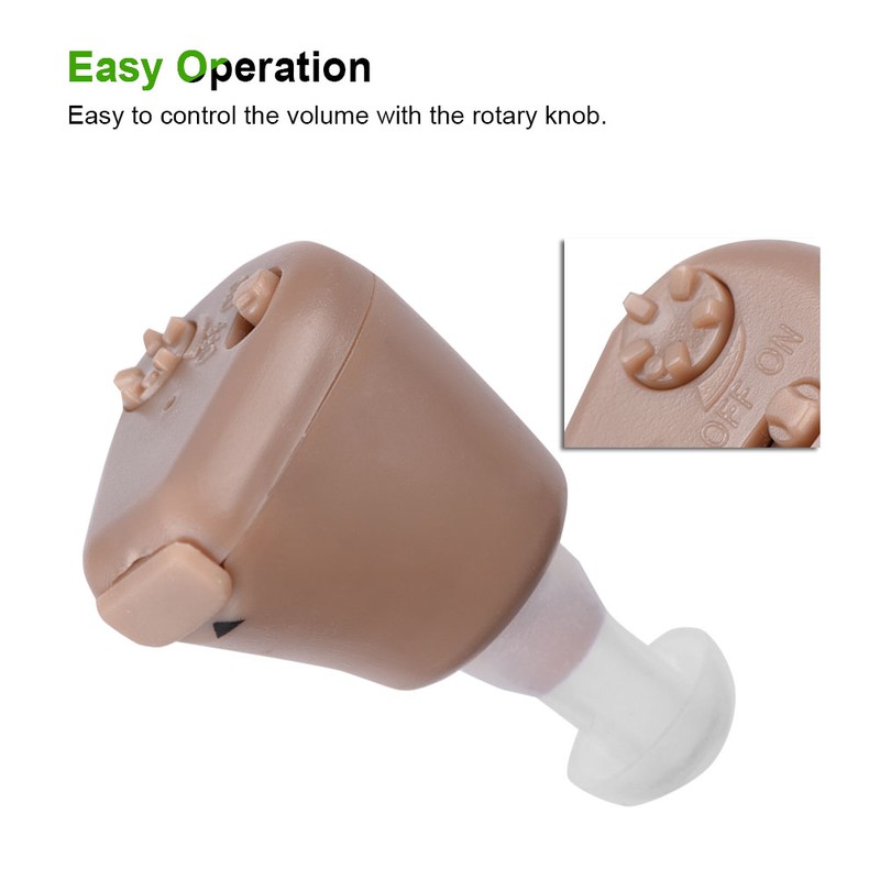 Mini Invisible Rechargeable Hearing Aid Sound Amplifier for Elderly/ Hearing